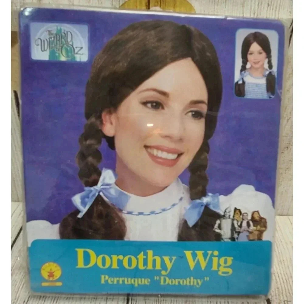 Rubie's Warner Bros The Wizard Of Oz Dorothy Wig Kid's One Size Brown Halloween